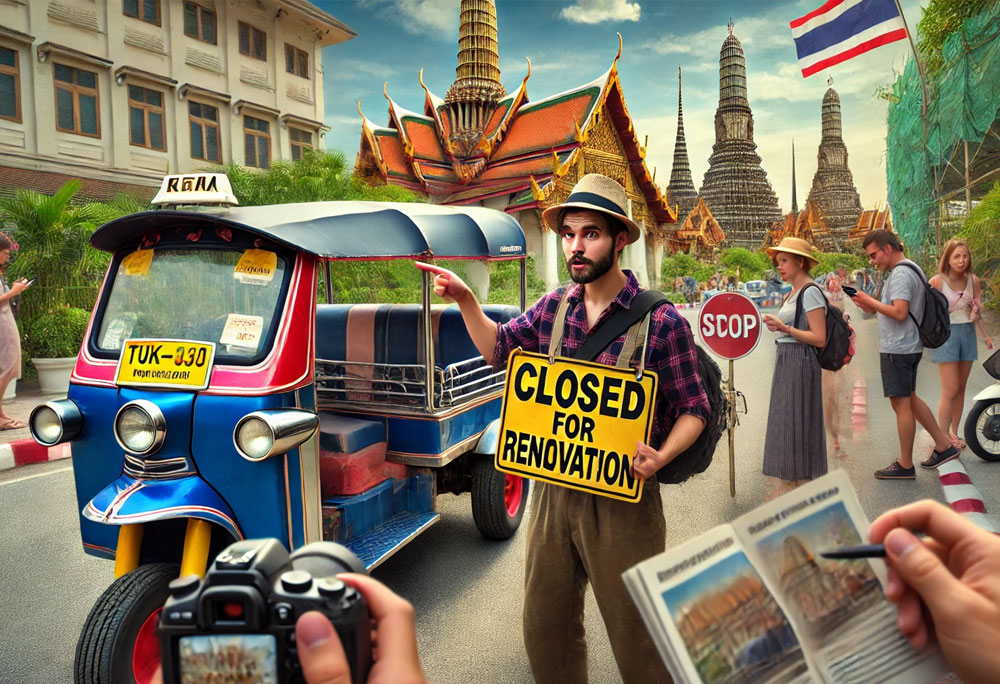 Closed Attraction scam thailand